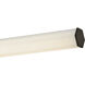 Facet LED 40 inch Black Oxide Indoor Linear Chandelier Ceiling Light