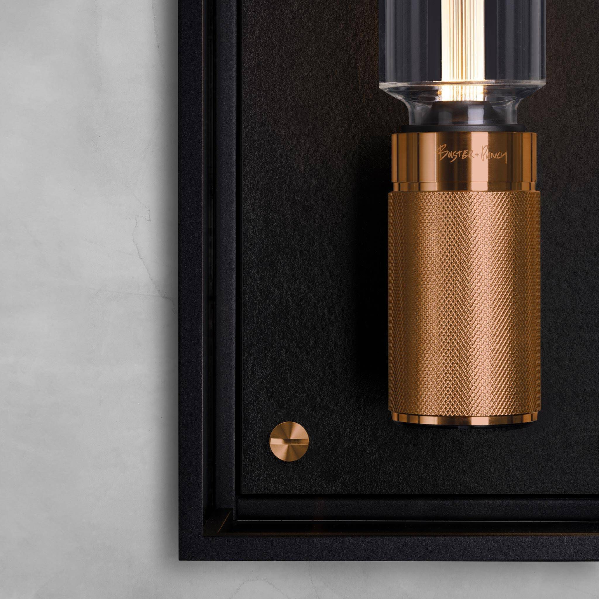 Caged Wet LED 19.21 inch Black / Warm Sunset Outdoor Wall Lighting