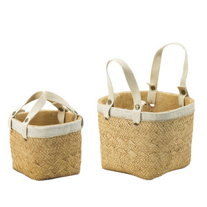 Square Natural Outdoor Planter