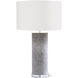 Andres 30.5 inch 150.00 watt Grey Table Lamp Portable Light, Column