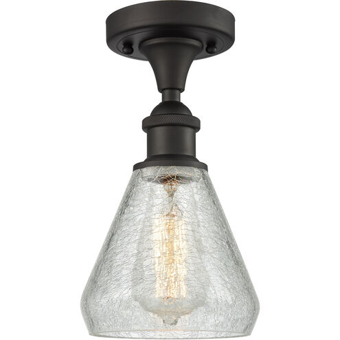 Ballston Conesus 1 Light 6 inch Oil Rubbed Bronze Semi-Flush Mount Ceiling Light, Ballston