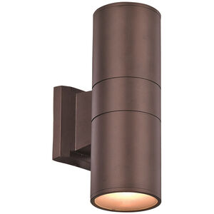 Compact LED 10 inch Bronze Outdoor Pocket Lantern