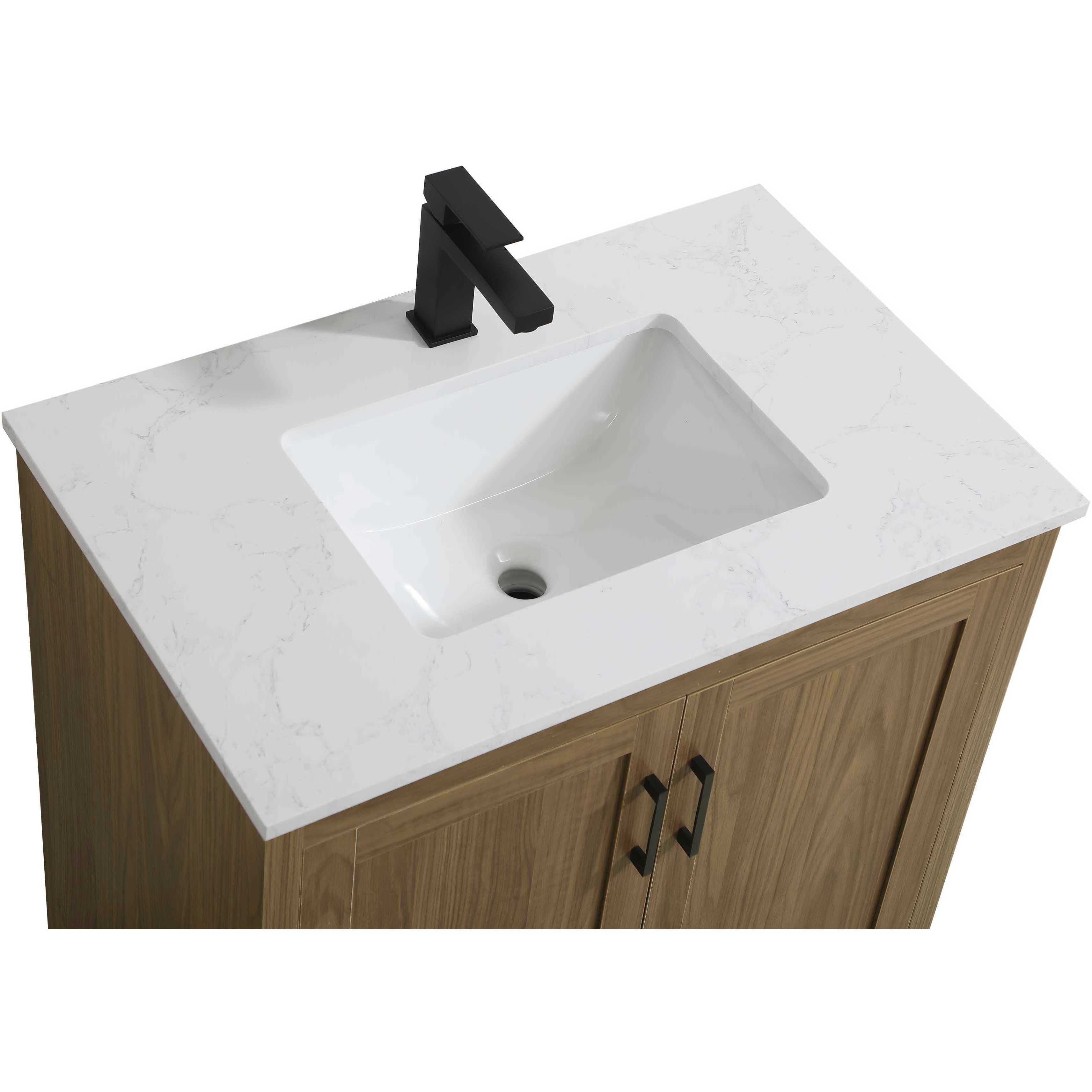 Finnley 30 X 34 inch Walnut Brown Bathroom Vanity Cabinet