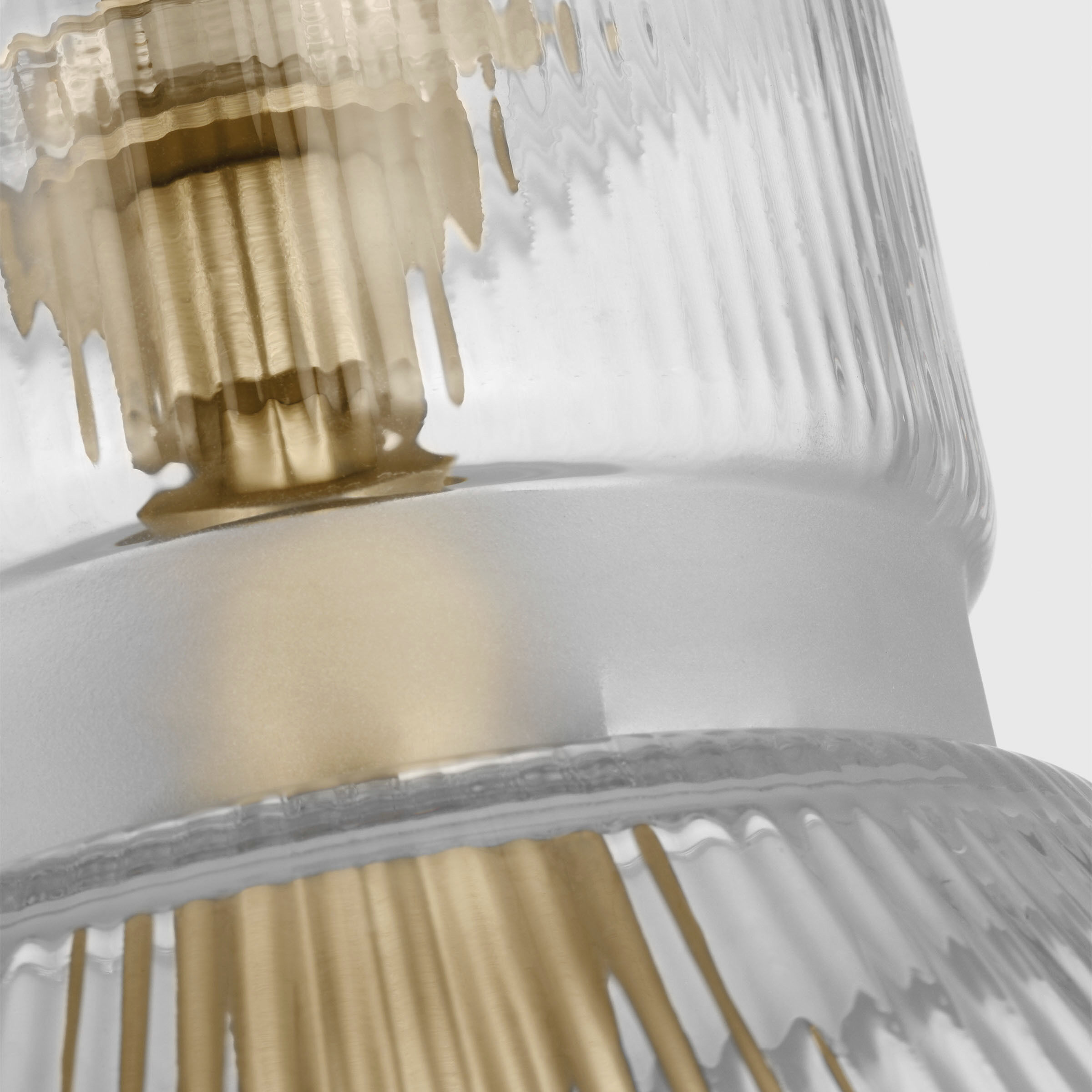 Drew & Jonathan Liouet 1 Light 12 inch Satin Brass Pendant Ceiling Light, Medium