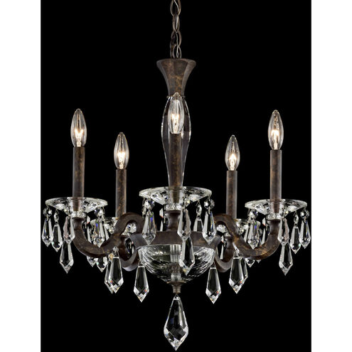 Napoli 5 Light 20.4 inch Heirloom Bronze Chandelier Ceiling Light, Schonbek Signature