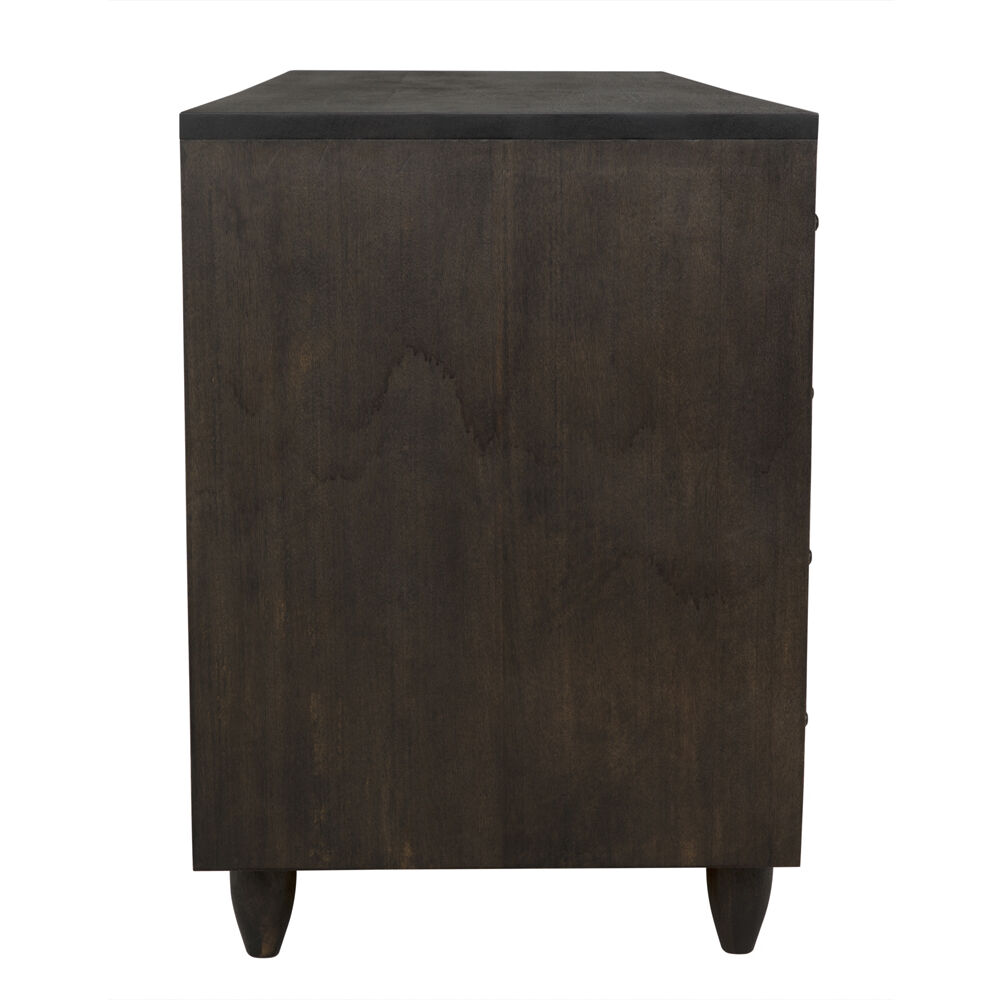 Diamond Ebony Walnut Double Chest, Double