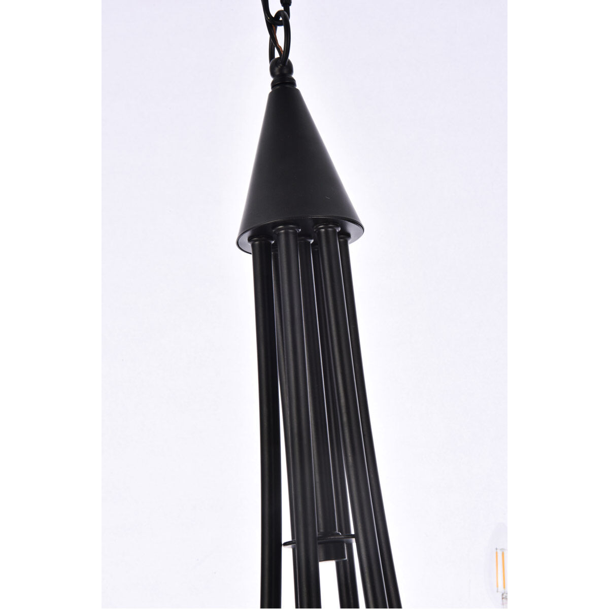 Cohen 6 Light 36 inch Black Chandelier Ceiling Light