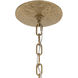 Barcelona 6 Light 28 inch Brass Kisser Pendant Ceiling Light