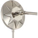 Morgan 24 inch 60.00 watt Polished Nickel Task Sconce Wall Light