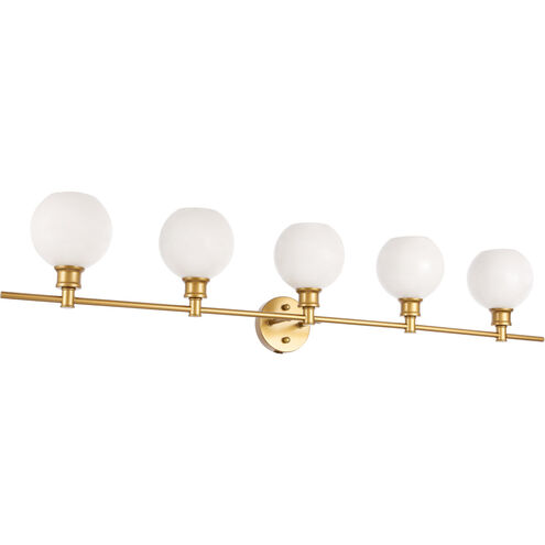 Syracuse 5 Light 47 inch Brass Wall sconce Wall Light