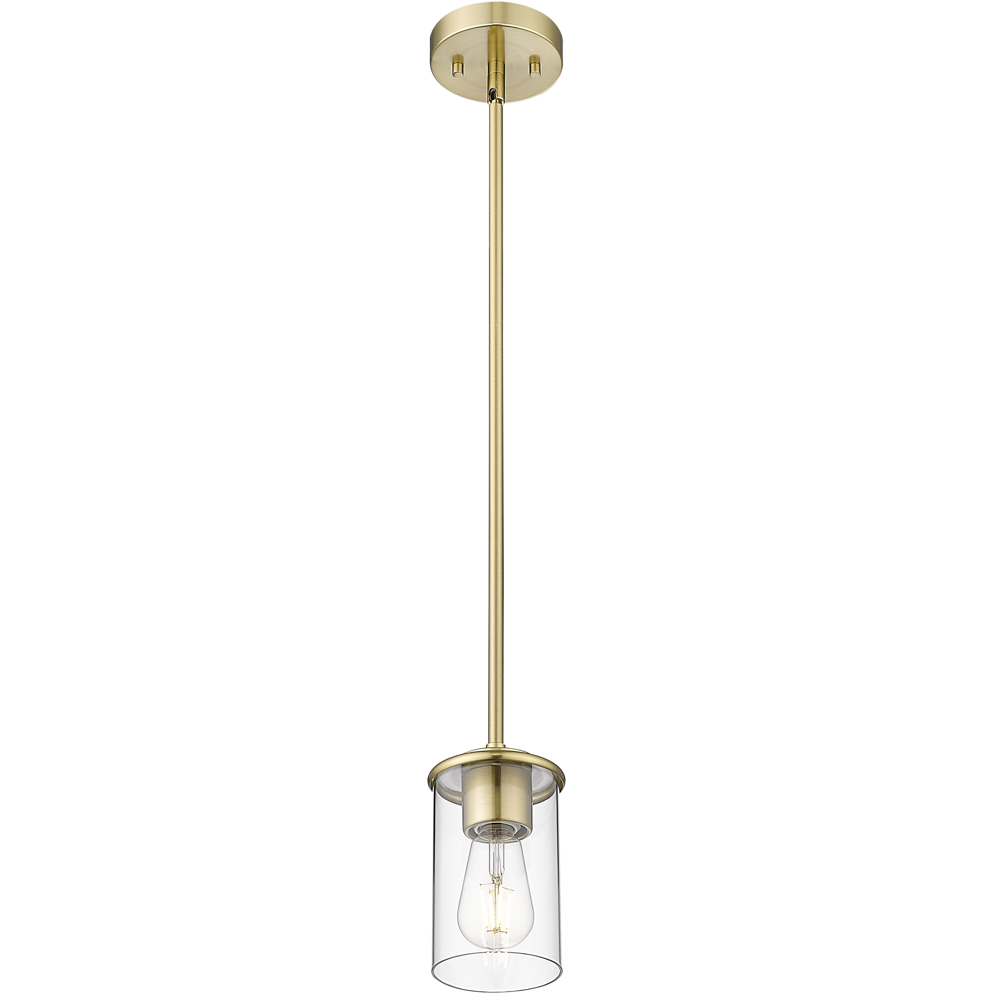 Thayer 1 Light 4.75 inch Luxe Gold Pendant Ceiling Light