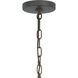 Westover 1 Light 7 inch Industrial Bronze Mini Pendant Ceiling Light, Small
