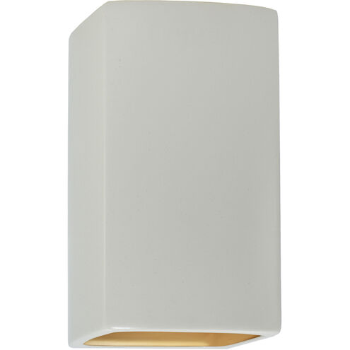 Ambiance 1 Light 5.25 inch Matte White/Champagne Gold ADA Wall Sconce Wall Light