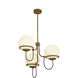 Alora Mood Alba 3 Light 22.88 inch Aged Gold Chandelier Ceiling Light