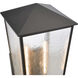 Marquis 2 Light 32 inch Matte Black Outdoor Sconce