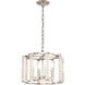 Carson 4 Light 16 inch Polished Nickel Mini Chandelier Ceiling Light