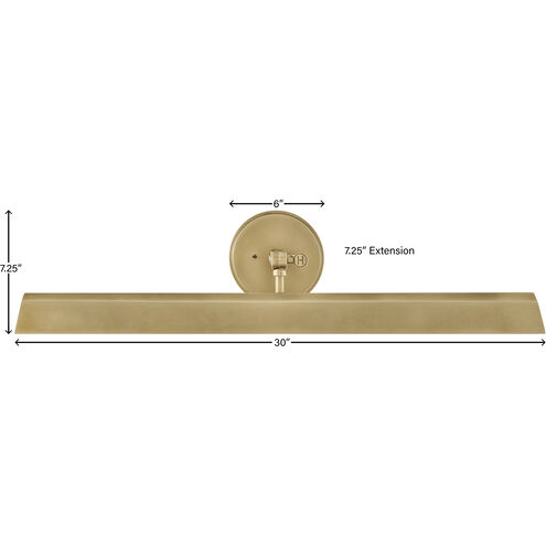 Arti 30 inch Heritage Brass Indoor Wall Sconce Wall Light