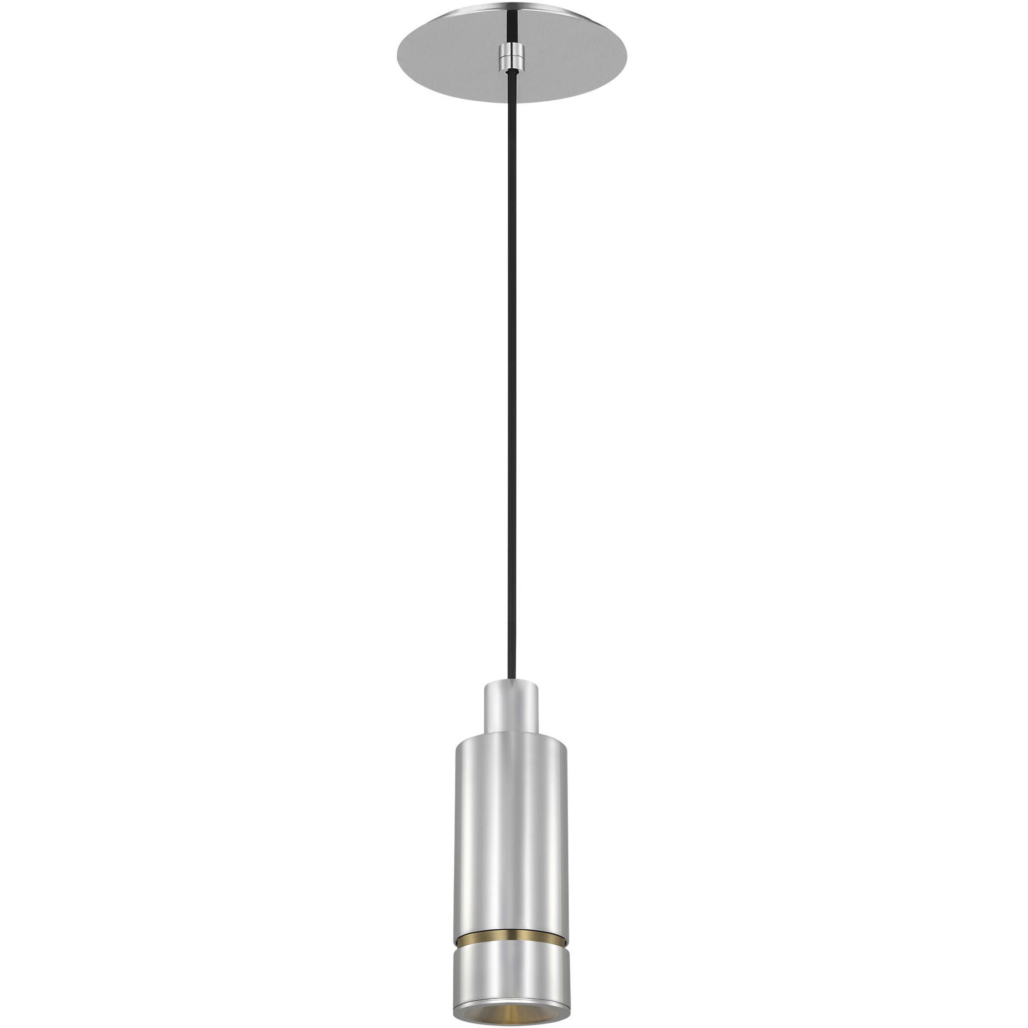 Mick De Giulio Sottile LED 3 inch Polished Stainless Steel Line-Voltage Pendant Ceiling Light