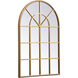 Motif 42 X 28 inch Brass Wall Mirror