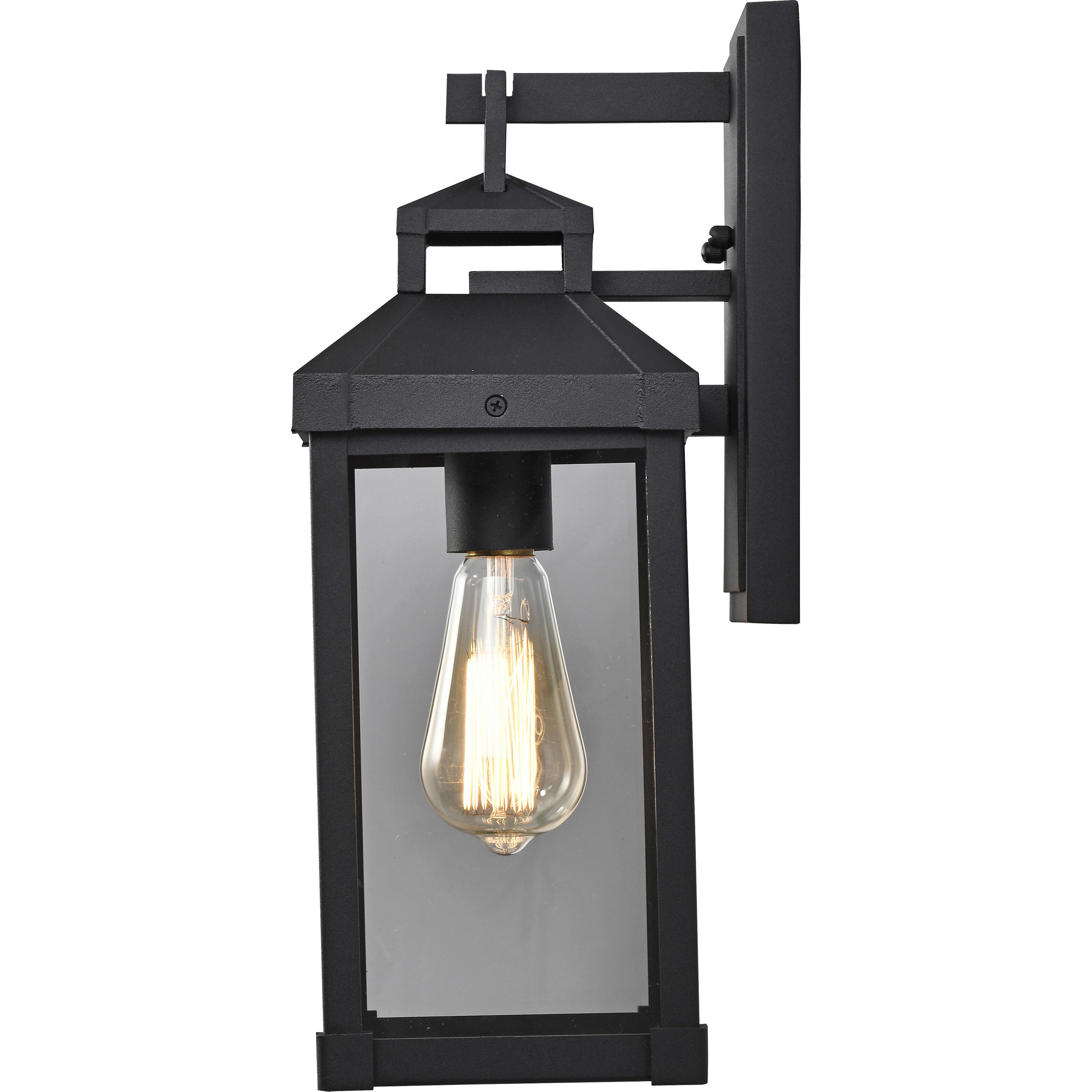 Corning 1 Light 16 inch Matte Black Outdoor Wall Sconce