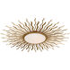 Suzanne Kasler Re LED 48.75 inch Gilded Iron Semi-Flush Mount Ceiling Light