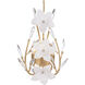 Petal Court 2 Light 11.5 inch French Gold Wall Sconce Wall Light
