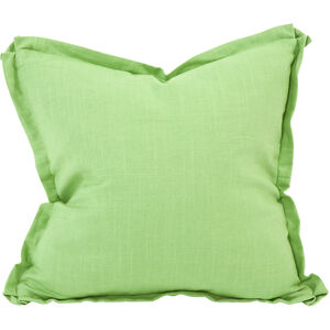 Davida Kay 20 inch Linen Slub Grass Pillow, with Down Insert