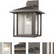 Aspen 1 Light 15.25 inch Oil Rubbed Bronze Outdoor Wall Light