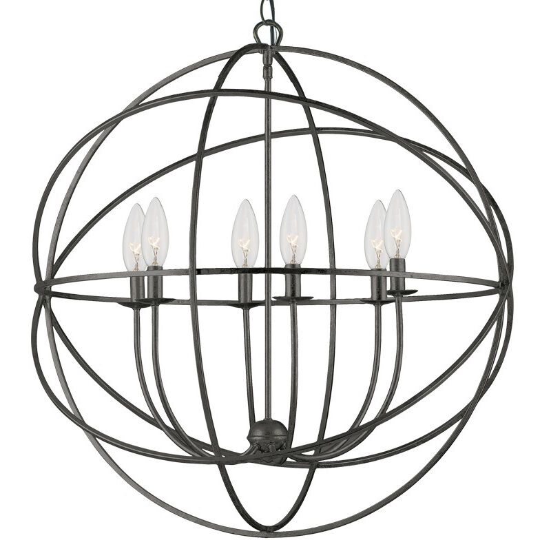 Somma Way 6 Light 22.5 inch Bronze Chandelier Ceiling Light
