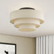 Bellingham 4 Light 21 inch Bronze Extra Large Semi-Flush Ceiling Light, Extra Large