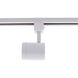 Charge 1 Light 120 White Track Head Ceiling Light in H Track, 6, H Track Fixture 