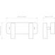 Enna 5.63 inch Matte White Interior Reading Light Wall Light