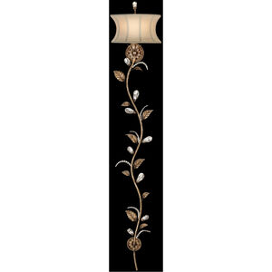 A Midsummer Nights Dream 1 Light 12 inch Gold Sconce Wall Light in Crystal, Baroness Beige 