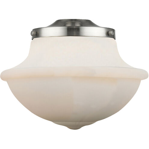 Franklin Restoration Oxford LED 11.75 inch Antique Copper Mini Pendant Ceiling Light in Matte White