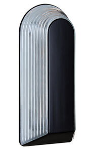 2433 Series 2 Light 15 inch Black Outdoor Sconce, Costaluz