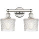 Niagra 2 Light 15.5 inch Polished Nickel Bath Vanity Light Wall Light