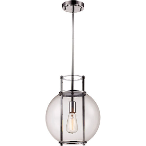 Grove 1 Light 12 inch Polished Chrome Pendant Ceiling Light