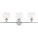Collier 3 Light 28 inch Chrome Wall sconce Wall Light