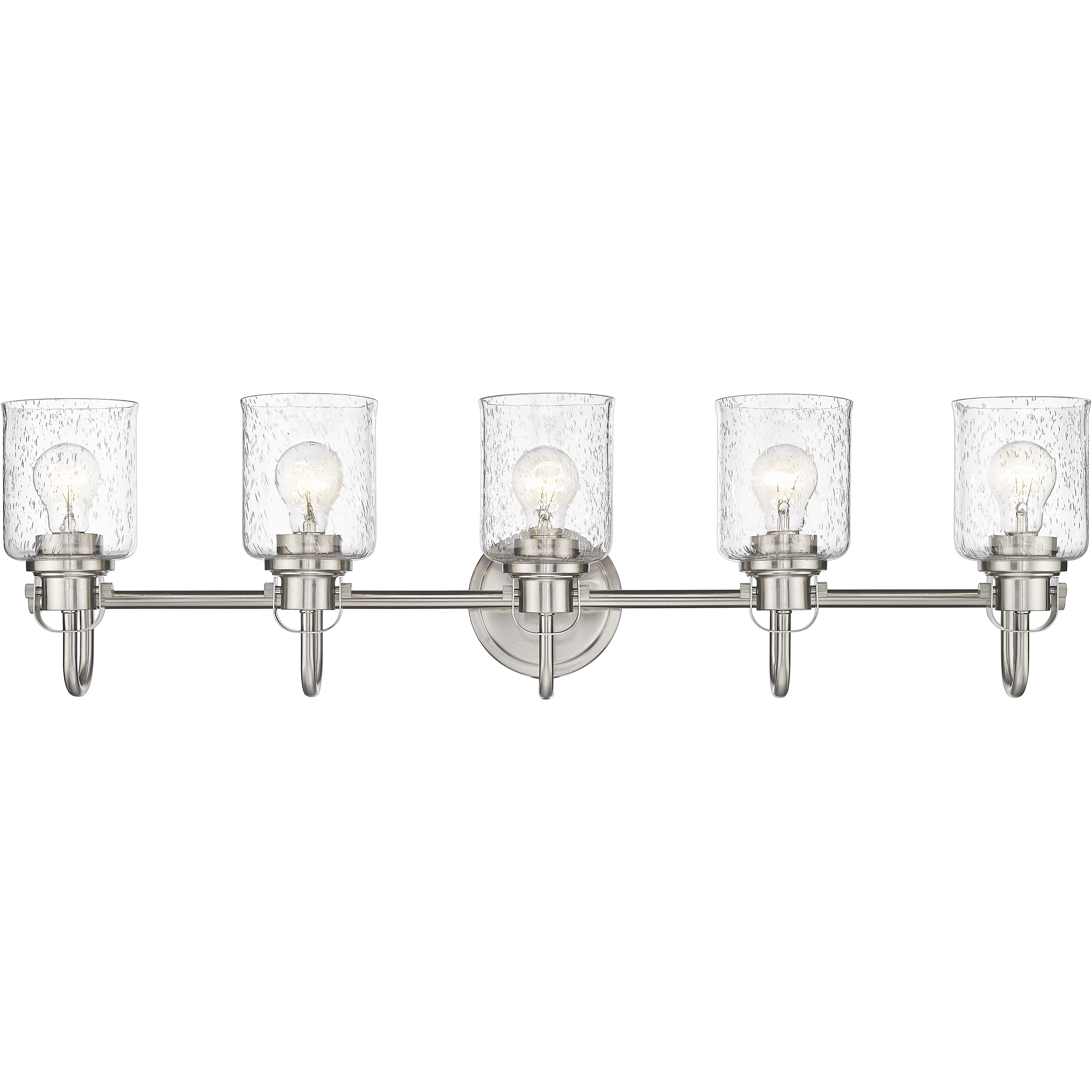 Kinsley 5 Light 35 inch Brushed Nickel Vanity Wall Light