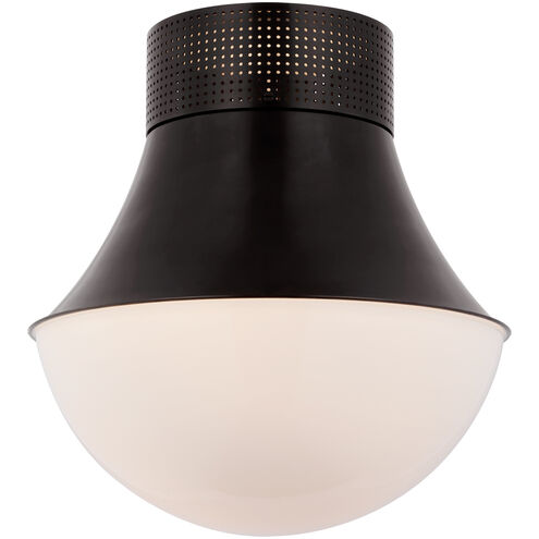 Kelly Wearstler Precision LED 17 inch Bronze Flush Mount Ceiling Light