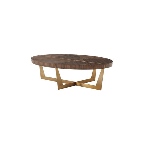 Theodore Alexander 56 X 34 inch Paldao Veneer Cocktail Table