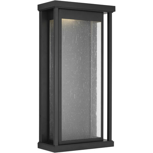 Faywood LED 20 inch Textured Black Outdoor Wall Lantern, Large