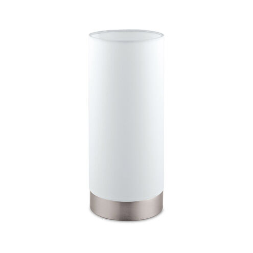 Pasteri 10 inch 60.00 watt Matte Nickel Table Lamp Portable Light