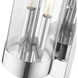 Hillcrest 2 Light 15.75 inch Polished Chrome Medium Outdoor Wall Lantern