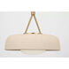 Richard June Liora 1 Light 15 inch Estate Brass Pendant Ceiling Light