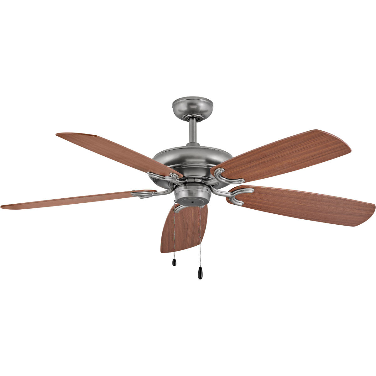 Grove 56 inch Pewter with Driftwood / Teak Blades Ceiling Fan