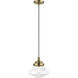 Avondale 1 Light 9 inch Antique Brass Mini Pendant Ceiling Light