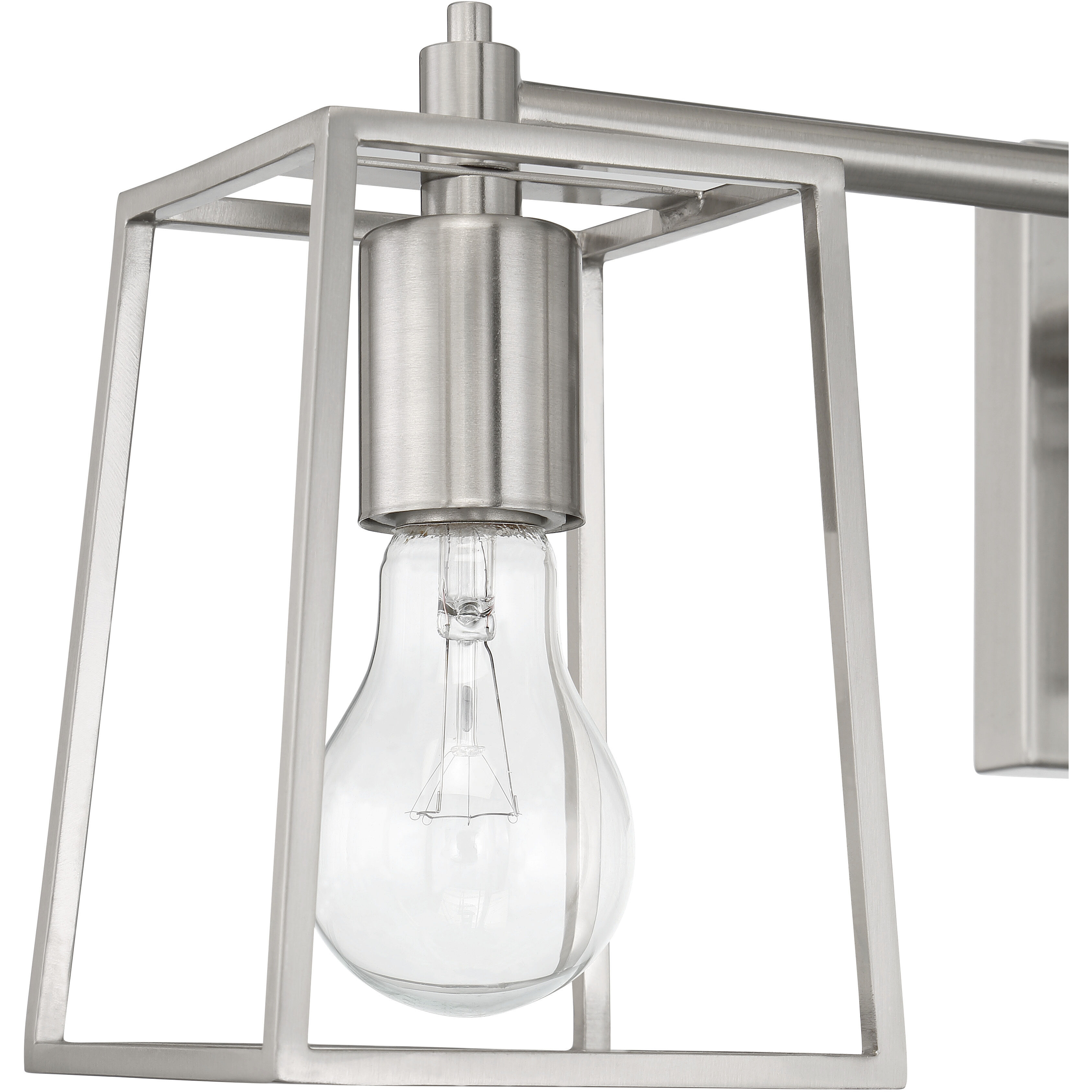 Dunn 3 Light 23 inch Brushed Polished Nickel Vanity Light Wall Light