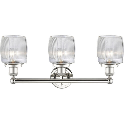 Colton 3 Light 24 inch Polished Nickel Bath Vanity Light Wall Light