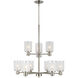 Norwood 9 Light 28 inch Brushed Nickel Chandelier Ceiling Light